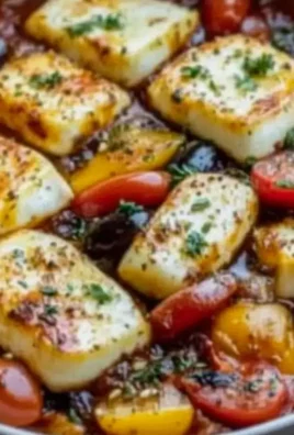 Aromatyczne zapiekane halloumi po grecku w 35 minut