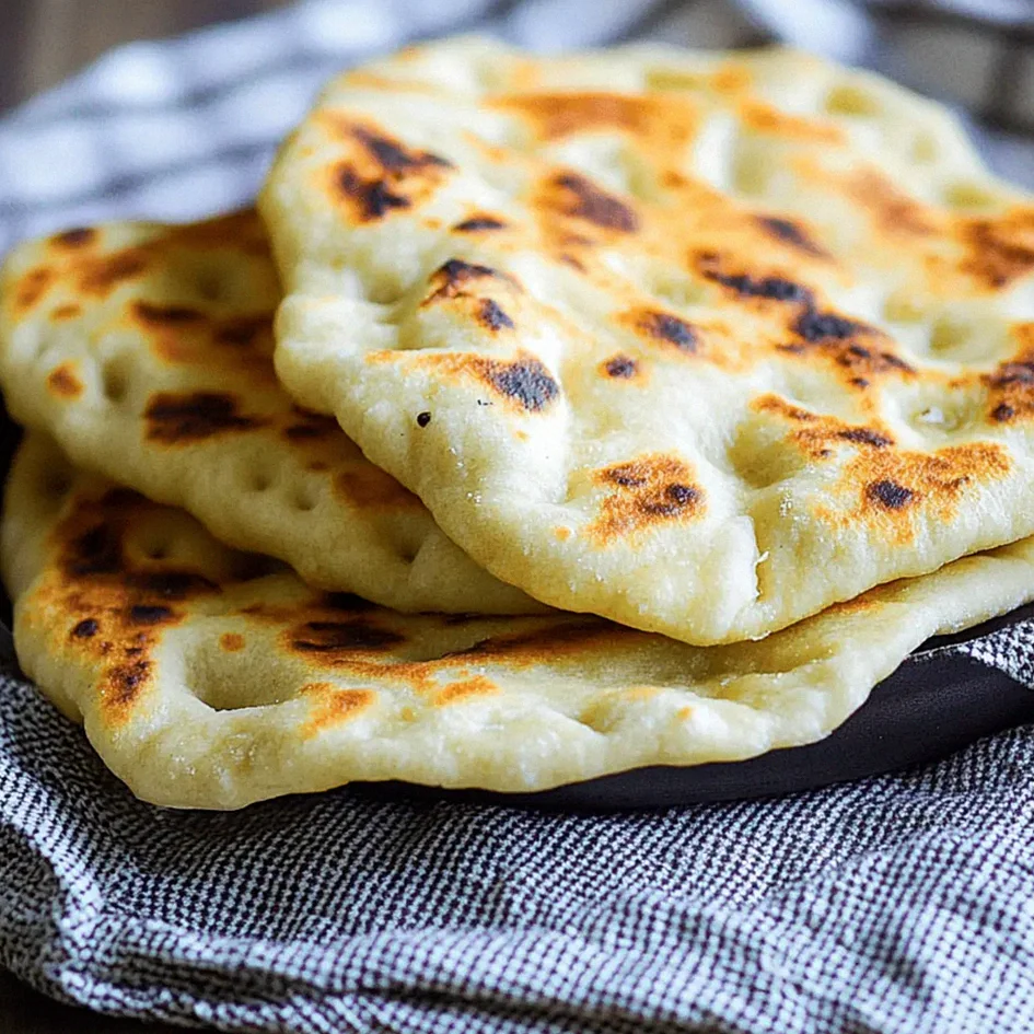Idealny Chlebek Naan – Indyjski Chlebek z Patelni w 30 Minut