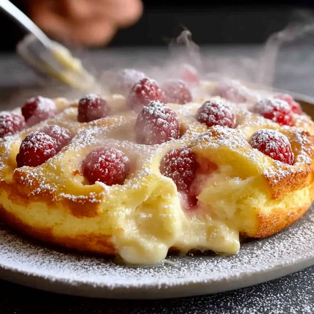 Puszyste ciasto z malinami i budyniem – smak dzieciństwa – Schritt 2