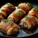 Pyszne faszerowane zraziki schabowe w aromatycznym sosie