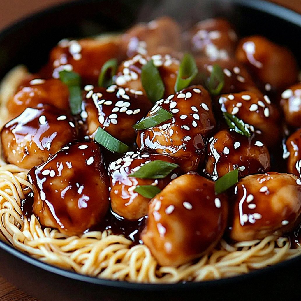 Pyszny kurczak teriyaki z makaronem w 30 minut na stole