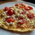 Pyszny omlet z serem feta i pomidorami w 20 minut!