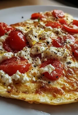 Pyszny omlet z serem feta i pomidorami w 20 minut!